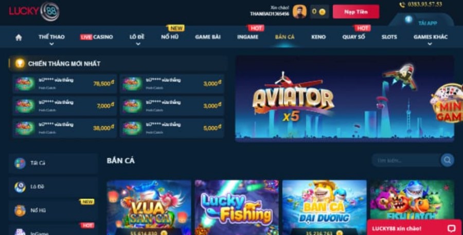 Cổng game online Lucky88 nhiều ưu điểm nổi bật tại Việt Nam